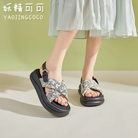 【妖精可可】夏季新款厚底沙滩鞋