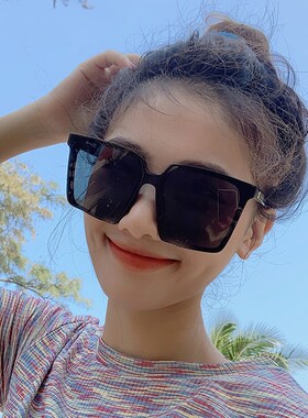 速发202韩新款镜墨0版潮大脸偏光太镜防紫外线圆脸