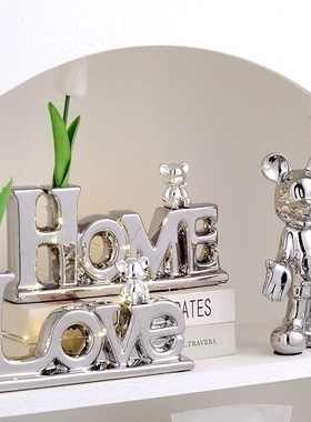 速发礼奢入户鞋柜收纳玄关家饰装居客厅电视酒柜摆件高档乔迁送轻