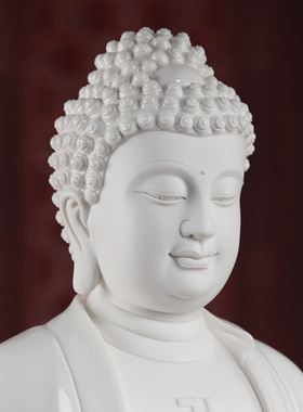 速发大型观莲全堂佛释迦瓷尼地藏立音佛像菩萨像如来佛陶摩摆件