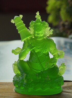 速发琉璃密佛五姓财神红财神绿财神白财神宗像摆件家里供用品