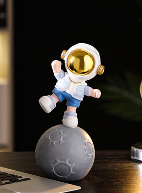 速发太空人入户玄件装饰太空人摆关客厅电柜酒视柜轻奢高档家居饰