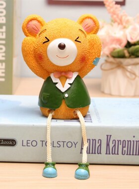 极速北欧ins情侣吊脚娃娃小摆件家居房间创意可爱装饰品摆设生日