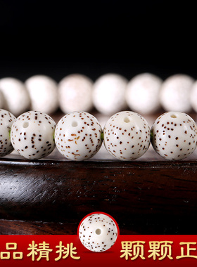 高抛星月菩提子正月108颗圆珠手链女款菩提原籽手串男普提文玩