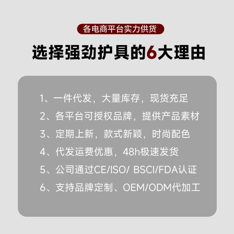 跨境夜跑反光护膝夏季骑行篮球防滑膝关节损伤运动防护膝盖护具 - 图1