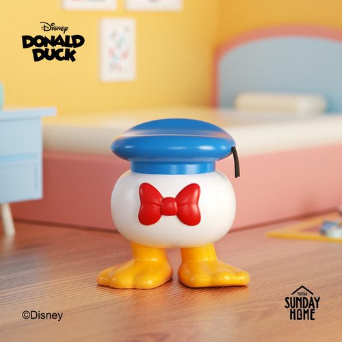 SUNDAY HOME 迪士尼正版唐老鸭小矮凳创意摆件家居饰品换鞋凳子 - 图0