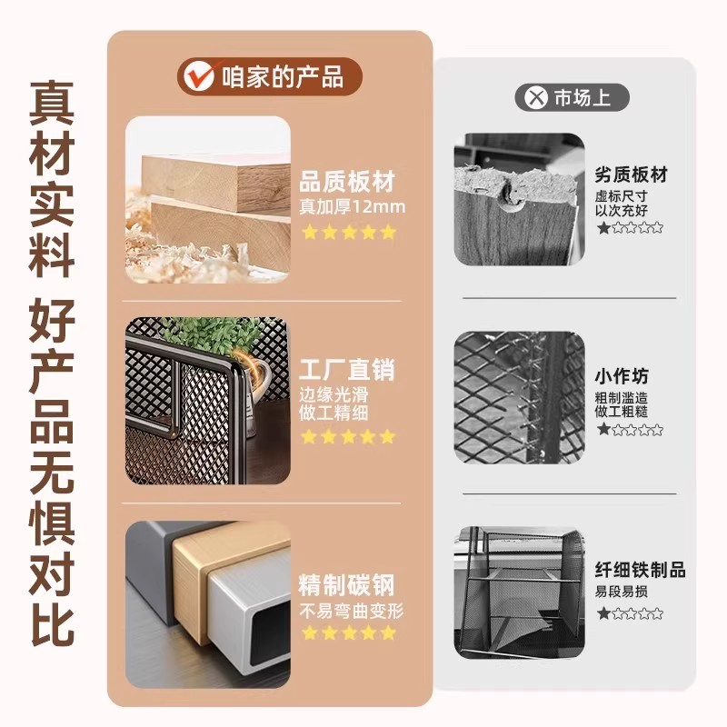 日本桌面置物架桌上简易书架书桌收纳家用小型办公室文件收纳 - 图2