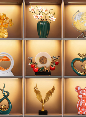 速发柜024新款酒柜高级感2件客厅玄关电视餐柜轻奢高档展示摆装饰