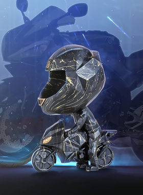 速发进门关户鞋入收纳摆件玄柜酒柜茶几摩托机车模型装饰品