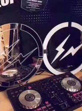 现货藤原浩 福冈开业限定镜子 闪电镜子背景墙创意挂镜壁挂玄关镜