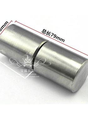 加粗不锈钢圆柱门铰链 铁门焊接铰链 圆脱卸合页上下门轴直径28mm