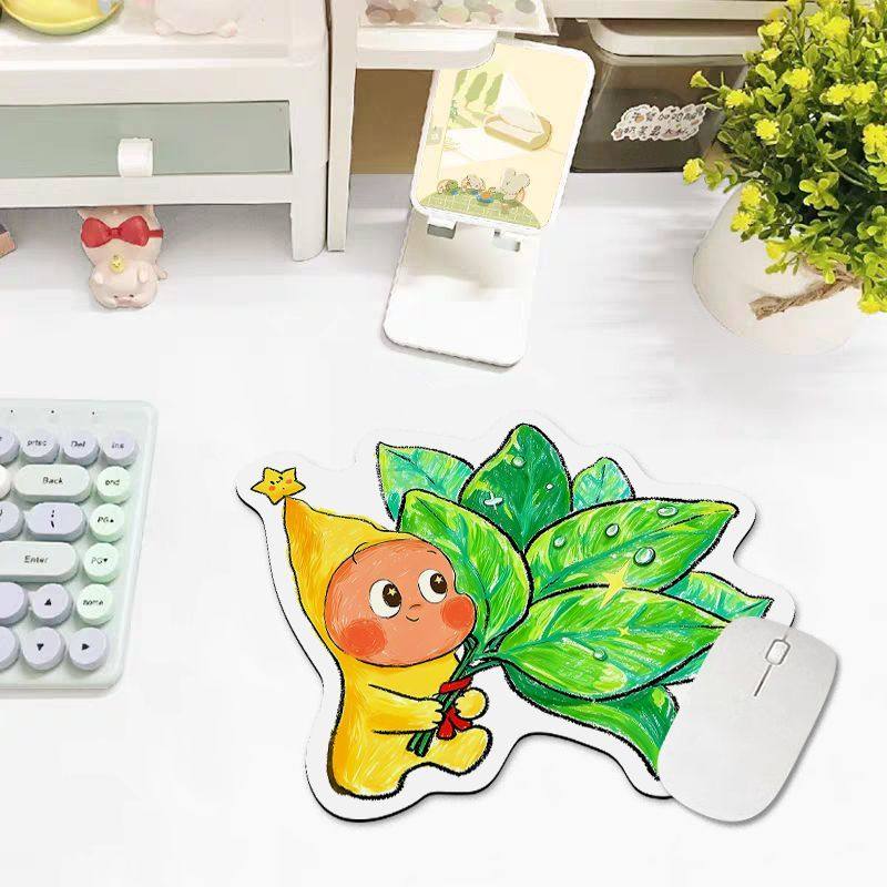 柚子叶星星人可爱卡通鼠标垫电脑桌面鼠标垫新款鼠标垫女生高颜值,淘宝优惠券,粉丝福利购,淘宝优惠卷