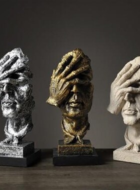 极速思想者沉思者思考艺术品工艺品家居装饰品雕塑古铜色人物创意