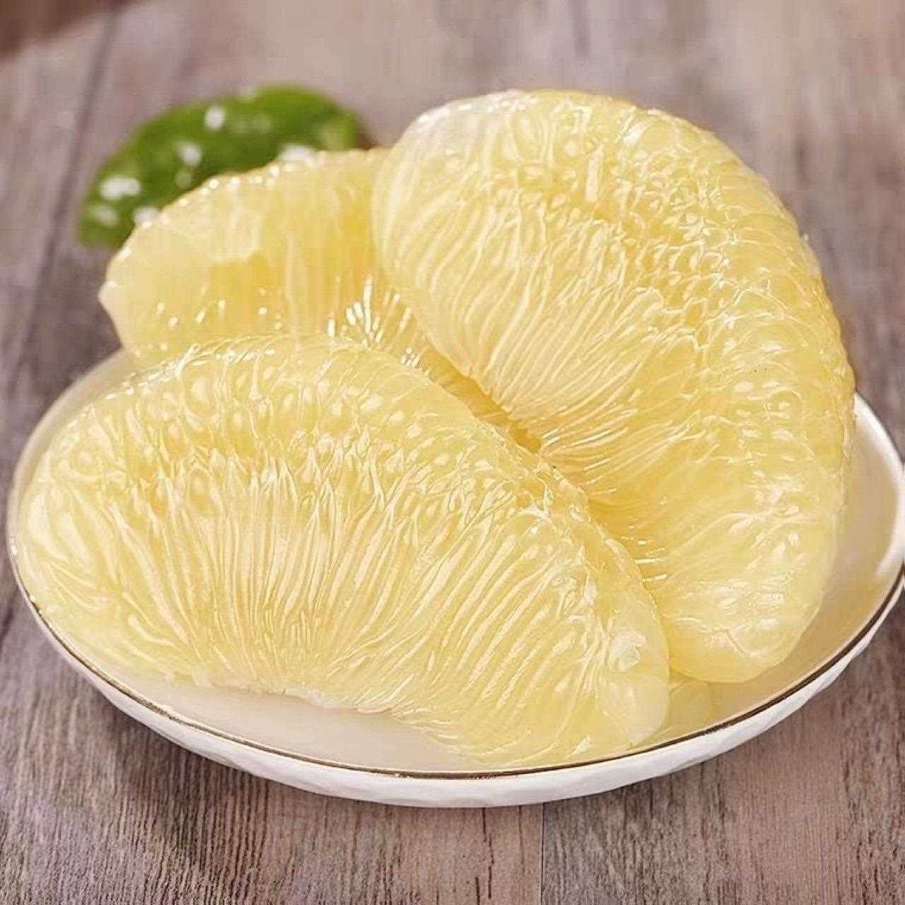 青柚水嫩脆甜热带水果新鲜孕妇水果青皮白心小柚子安帕瓦蜜柚青柚 - 图1