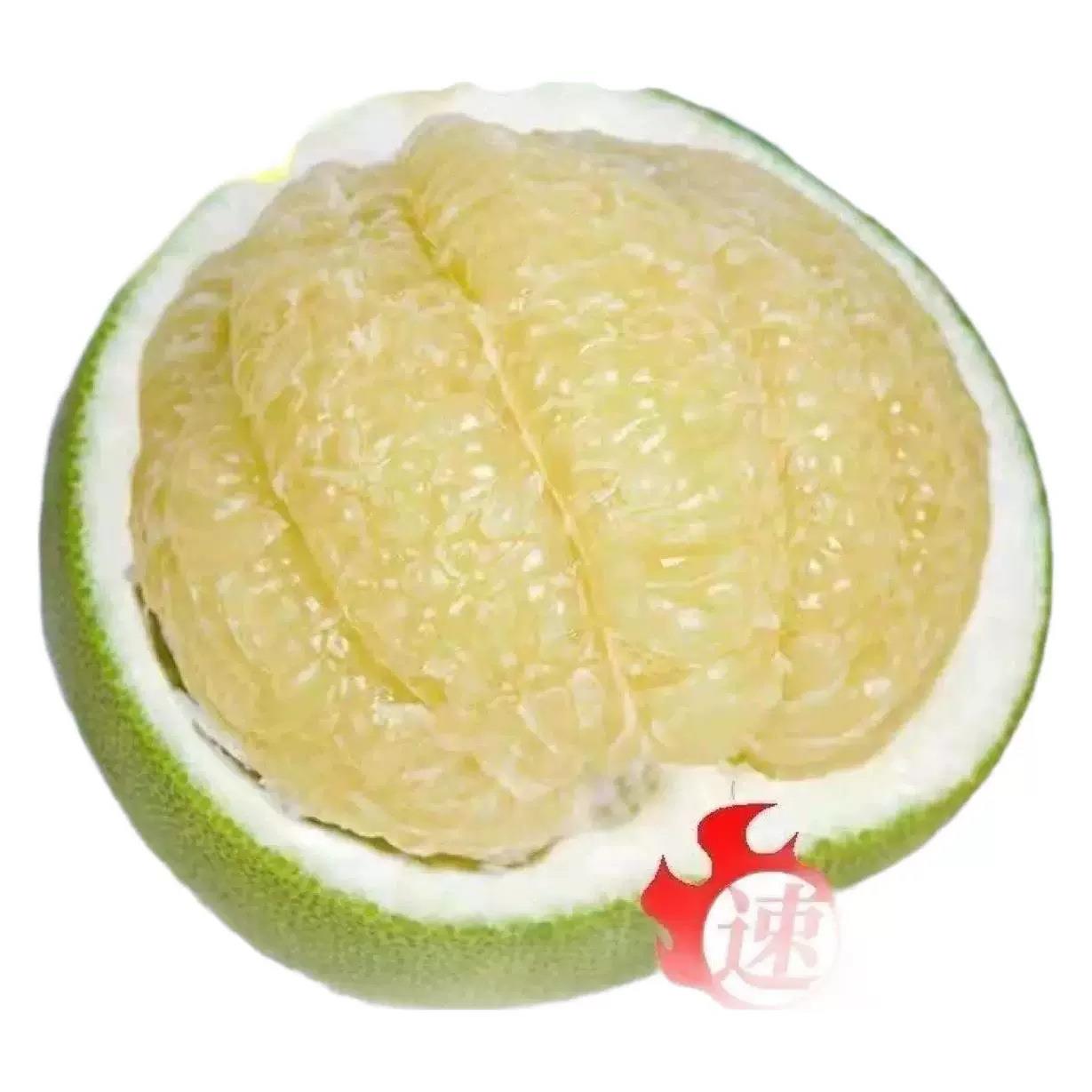 青柚水嫩脆甜热带水果新鲜孕妇水果青皮白心小柚子安帕瓦蜜柚青柚 - 图3