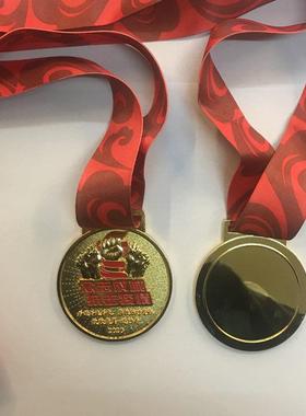 新款直销抗疫徽章金属马拉松荣誉奖章制作 志愿者勋章锌合金徽章