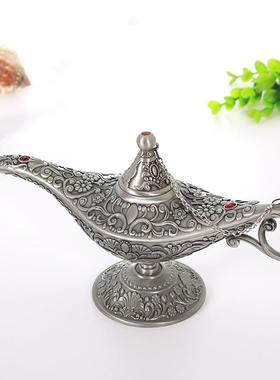 新款直销阿拉丁神灯 摆件大号许愿灯金属家居装饰品乔迁礼物阿拉