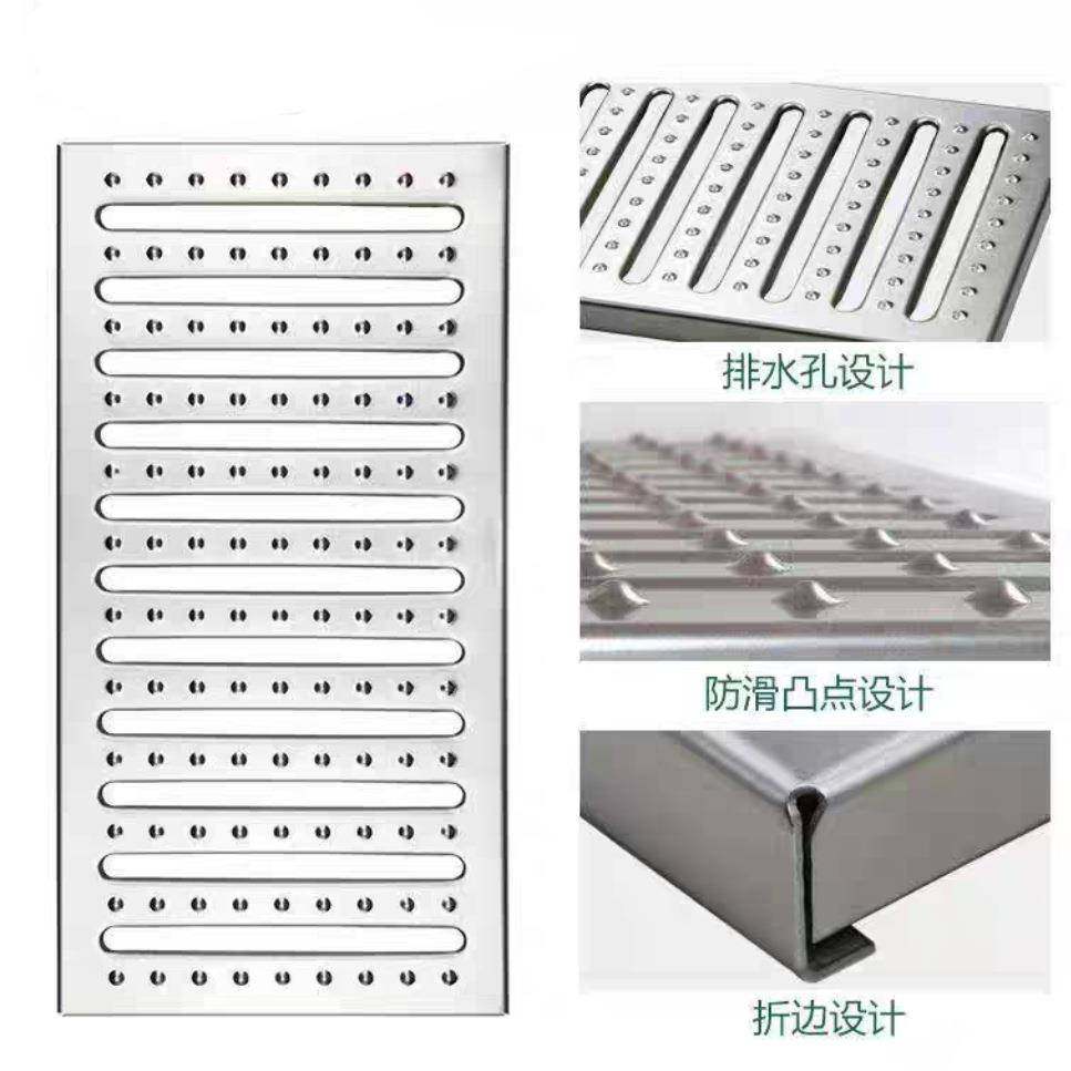 雨水篦子格栅加厚304不锈钢地沟盖板厨房水沟盖板食堂下水道盖板,淘宝优惠券,粉丝福利购,淘宝优惠卷