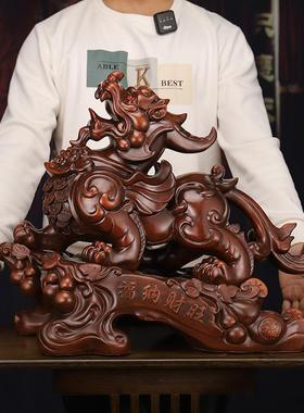 霸王貔貅摆件貔貅大号一对客厅公司店铺开业礼品工艺品