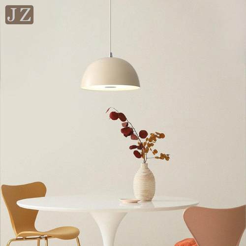 侘寂风餐厅吊灯简约现代奶油风极简民宿卧室床头书房吧台花苞灯具 - 图0