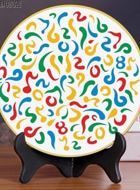 广西壮族摆件抽象装饰品少数民族风纪念品壮锦飞鸟铜鼓图案工艺礼