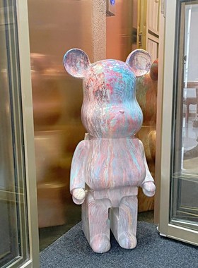 网红暴力熊存钱罐简约现代客厅电视柜旁落地大摆件创意潮流装饰品