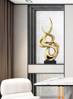 客厅摆件大型落地家居装饰品高级办公室轻奢高档端电视柜乔迁新居