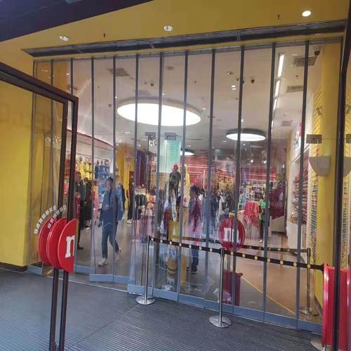 磁吸空调门帘冬季保暖防风挡透明自吸软皮子隔断店铺商用PVC塑料 - 图2