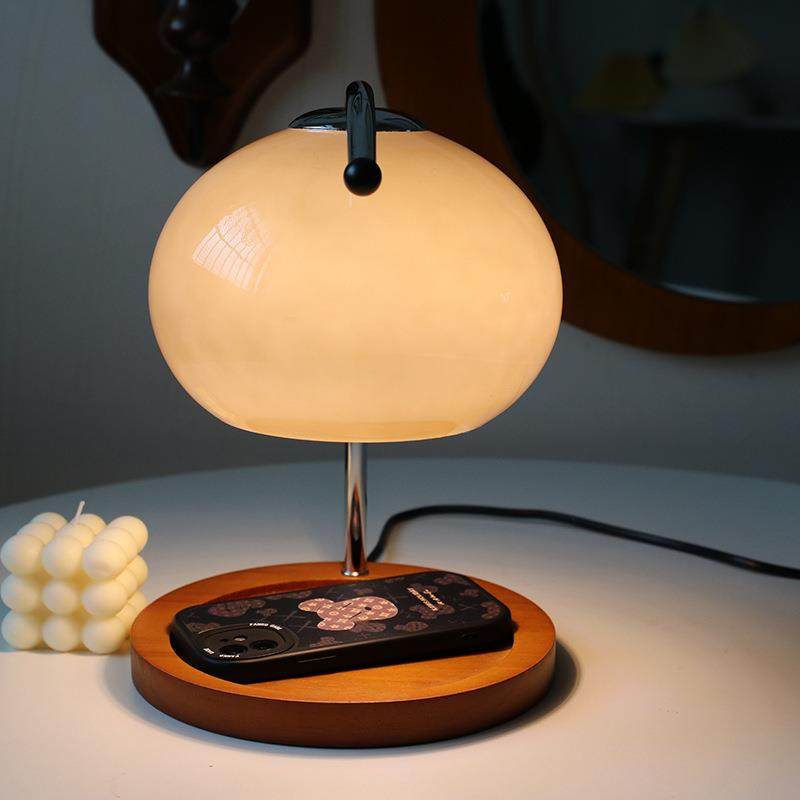 收古实木烟灰色玻璃纳盘台灯香薰蜡烛MZ-040灯卧室床头氛围融复台,淘宝优惠券,粉丝福利购,淘宝优惠卷