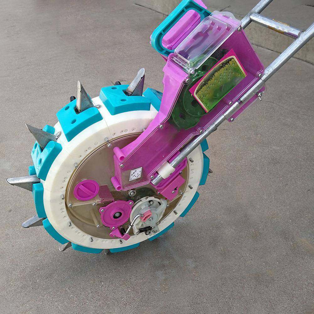 双七嘴播种施肥机玉米大豆花生棉花播种机点播机人力手推播种机 - 图0