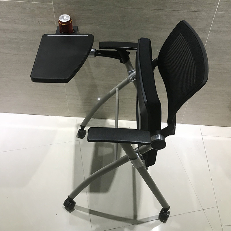 网布折叠b培训椅带写字板学生会议室椅四轮办公职员会议椅桌椅一,淘宝优惠券,粉丝福利购,淘宝优惠卷