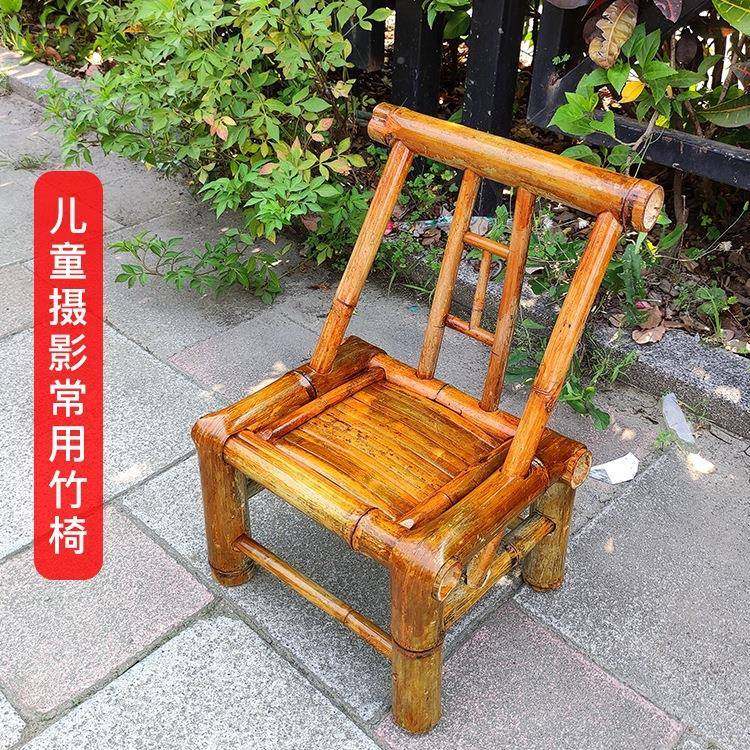 儿童竹椅竹子椅FS756T7H手乘工儿童摄影竹凳靠背周岁礼摄影凳中式,淘宝优惠券,粉丝福利购,淘宝优惠卷