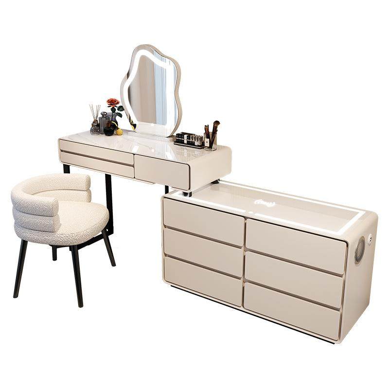 实木奶风化妆油智能卧室现代简约117342212台025新款柜化妆镜桌斗,淘宝优惠券,粉丝福利购,淘宝优惠卷