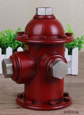 复古消防栓模型铁艺工艺品家居饰品摆设拍摄影道具可