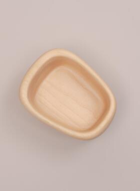 北美硬枫实木桌面珠宝收纳托盘迷你小浴缸桌面杂项收纳盒小饰品