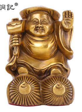 三面大黑天日本财神日本财神佛堂佛像铜日本财神