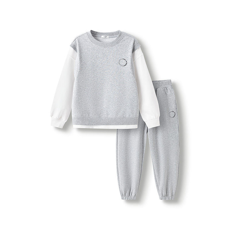 巴拉巴拉男童运动套装大童长袖两件套儿童运动服2025春装新款童装,淘宝优惠券,粉丝福利购,淘宝优惠卷