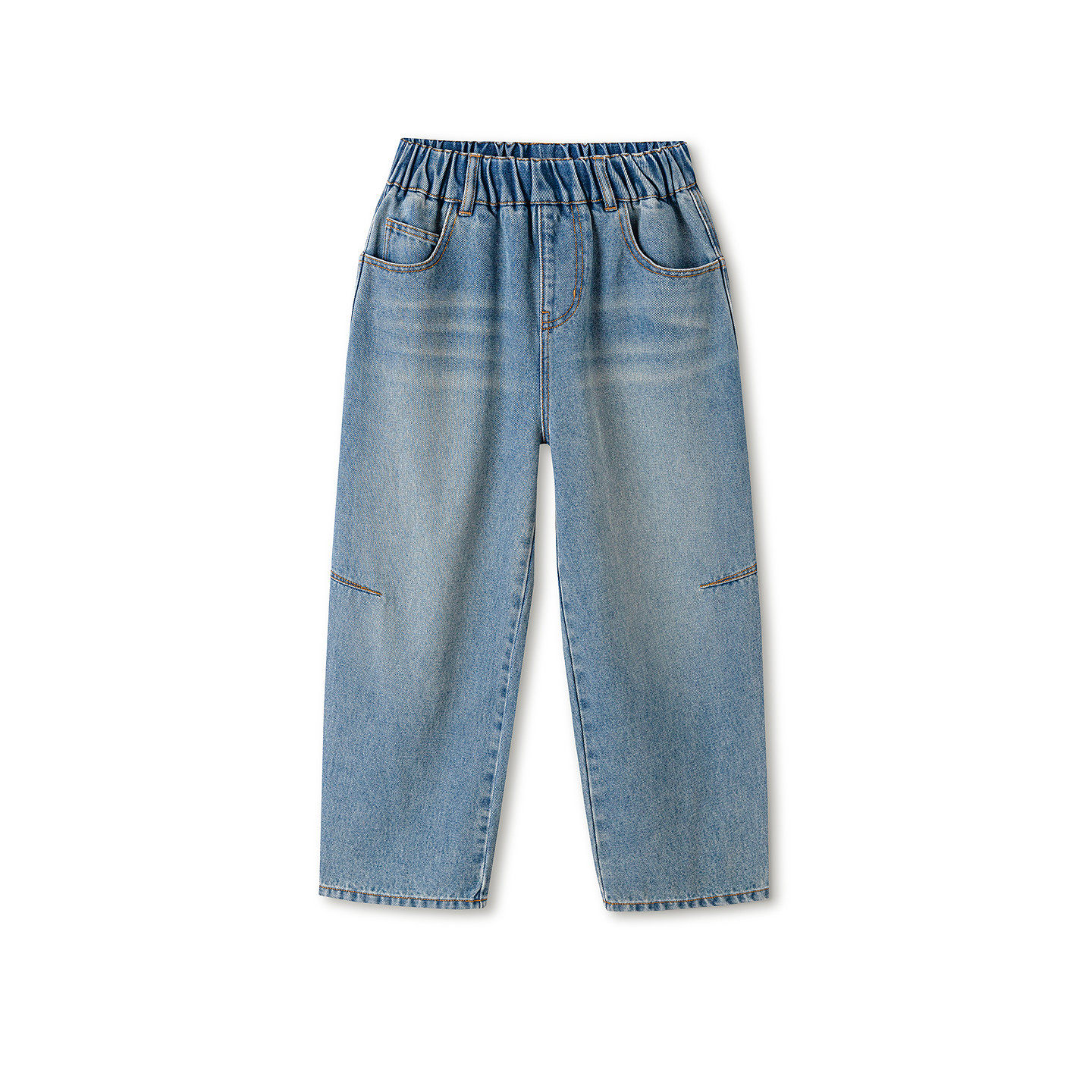 巴拉巴拉男童牛仔裤中大童弯刀裤长裤儿童裤子2026春装新款童装小,淘宝优惠券,粉丝福利购,淘宝优惠卷