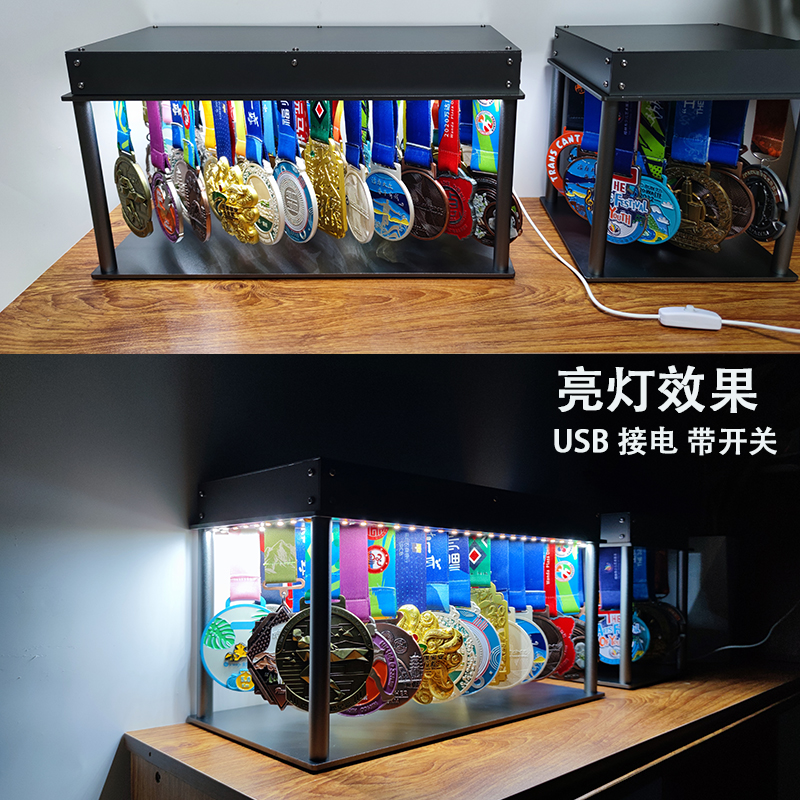 铝合金奖c牌陈列架金牌收纳整理展示架马拉松跑步体育运动通用支 - 图2