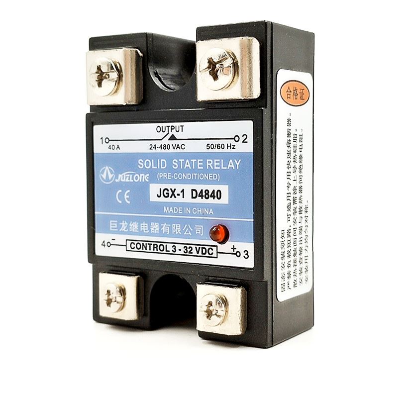 JGX-1 D4840 4825 4860 4880 48100 SSR-40DA 25DA单相固态继电器 - 图2