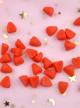 爆款热销小草莓巧克力果碎仿真蛋糕DIY手机壳配件饰品食玩配件