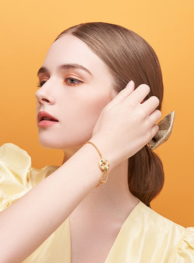 Orange Cube手链迷你甜甜圈原创小众设计轻奢感饰品手链女友礼物