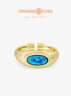 Orange Cube幸运加码戒指小众设计开口指环饰品小众轻奢高级首饰