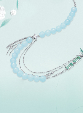 Orange Cube薄荷糖项链女款简约原创小众设计锁骨颈链情侣送女友