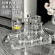 Drain cup holder storage table top storage cup holder