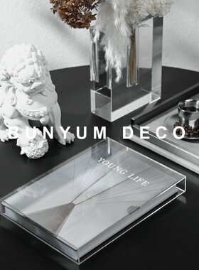 现代简约样板间拍照道具书客厅书房玄关柜外文书桌面装饰书本摆件