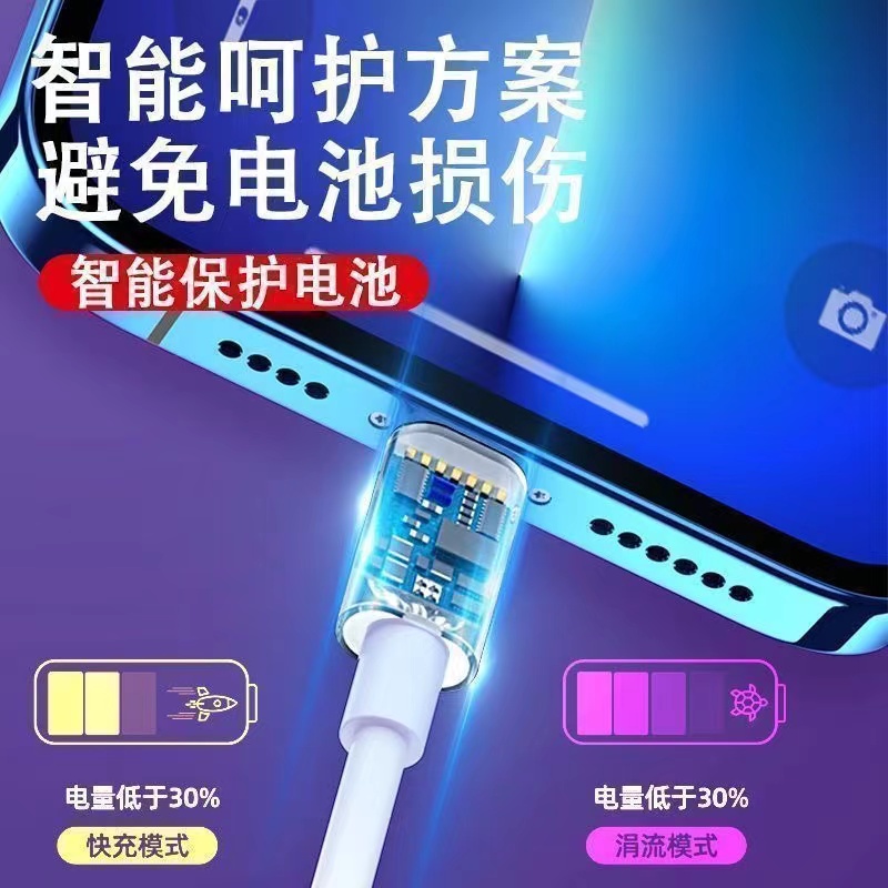 【35W快充】适用苹果快充数据线pd充电器一套30W2米iphone13闪充14proipad华为安卓typec超级快充冲电套装 - 图0