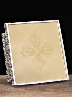 藏式黄铜如来八塔舍利塔家用佛堂供奉菩提佛塔装藏舍利子大号摆件