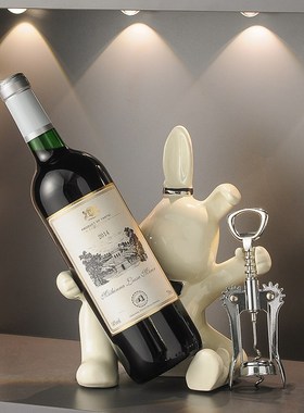 酒柜餐边柜装饰品摆件红酒葡萄酒威士忌香槟酒架包厢酒吧摆台酒托