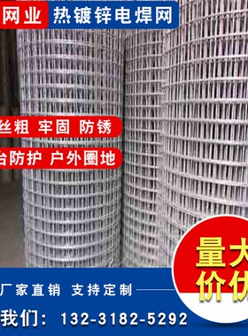 热镀锌铁丝网围栏钢丝网养殖护栏隔离防护热镀锌防鼠蛇电焊网小孔